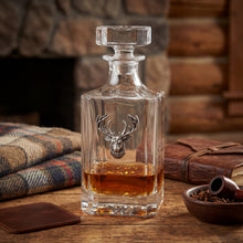 Stag Aged Pewter Decanter