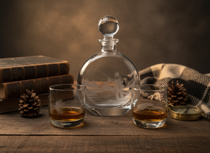 The Fly Fisherman Decanter Set