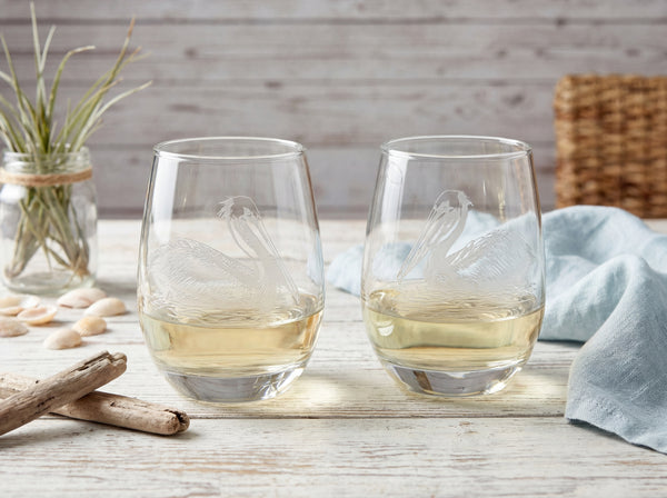 Pelican Wine Glasses Set of 2
