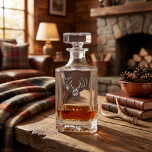 Stag Aged Pewter Decanter