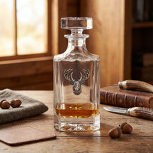 Stag Aged Pewter Decanter