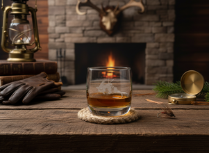 The Fly Fisherman Decanter Set