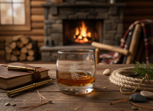 The Fly Fisherman Decanter Set