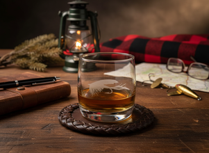 The Fly Fisherman Decanter Set