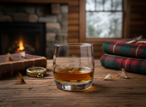 The Fly Fisherman Decanter Set
